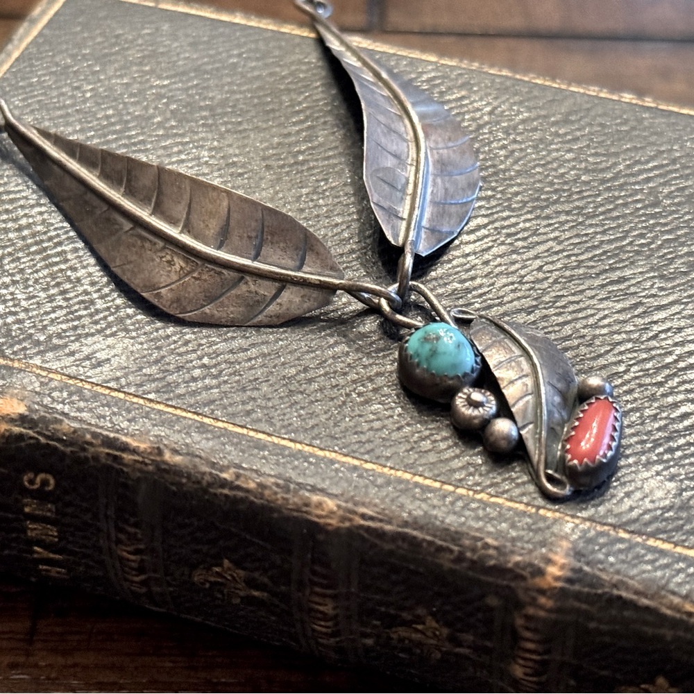 Turquoise and Coral necklace